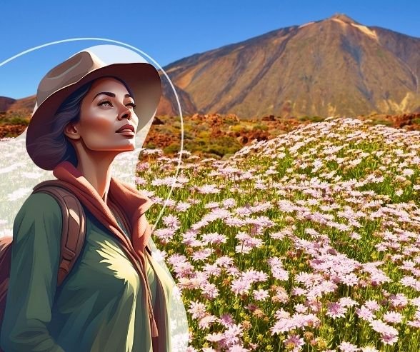 Panoramic view of Mount Teide in Tenerife Tourism Bureau Marketing