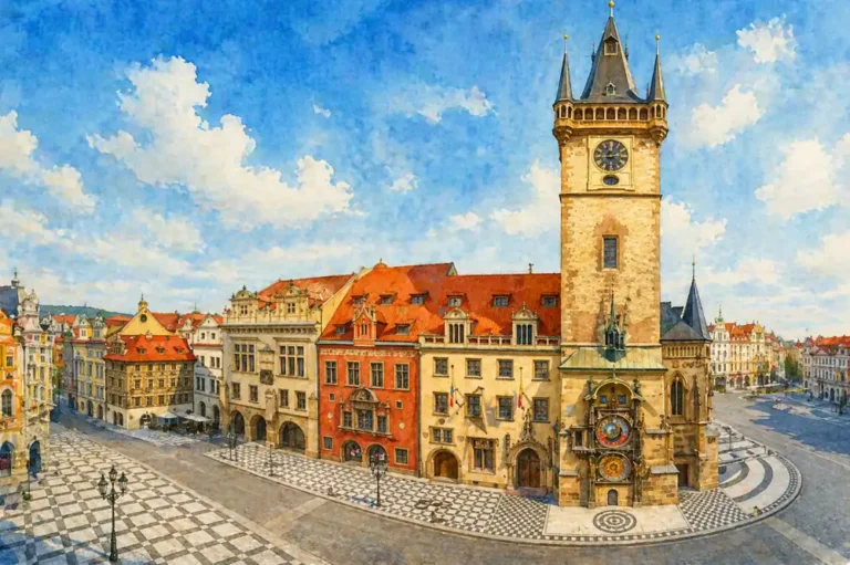 prague-old-town-hall-tower-watercolor