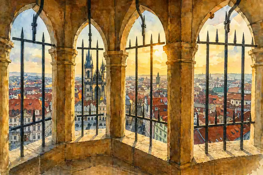 prague-old-town-tower-view-watercolor