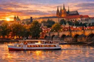 prague-river-cruise-sunset-castle-watercolor
