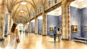 rijksmuseum-gallery-watercolor-illustration-visitors