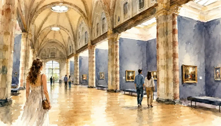 rijksmuseum-gallery-watercolor-illustration-visitors