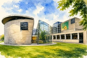 van-gogh-museum-amsterdam-watercolor-illustration
