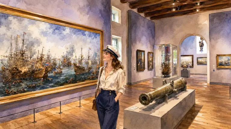 amsterdam-maritime-museum-gallery-watercolor