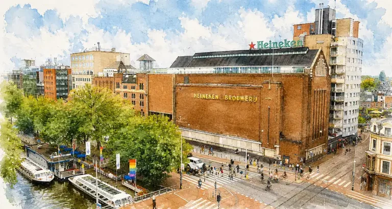 heineken-experience-amsterdam-watercolor-wordpress