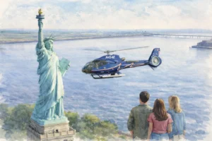 Statue of Liberty Helicopter Tour NYC: Prices & Skyline Route