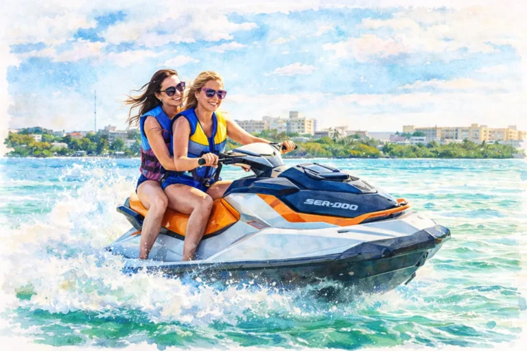 Cancun Jet Ski Adventure With Tube or Board: Choosing the Right Add-On