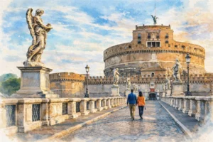 Castel Sant’Angelo Ticket With Digital Audioguide: Visitor Blueprint