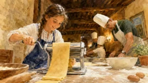 girl-making-fresh-pasta-italy-watercolor