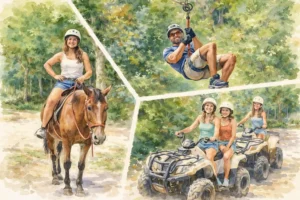 Horseback Riding, ATV, Ziplines & Cenote Near Cancun: Too Much for One Tour?