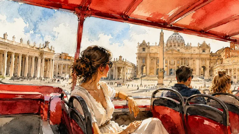 rome-vatican-sightseeing-bus-watercolor