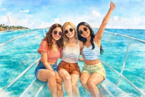 Transparent Boat Tour in Cancun: A Dry Way to Explore the Water