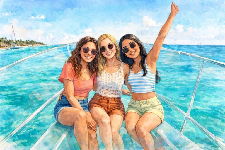 Transparent Boat Tour in Cancun: A Dry Way to Explore the Water