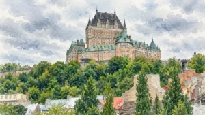 chateau-frontenac-quebec-watercolor